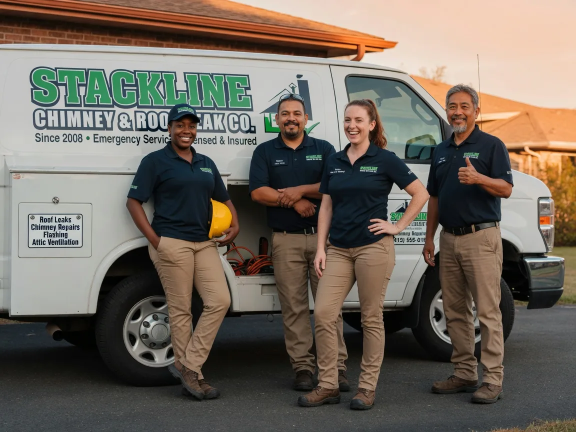 Chimney flashing repair company in Cordova, IL